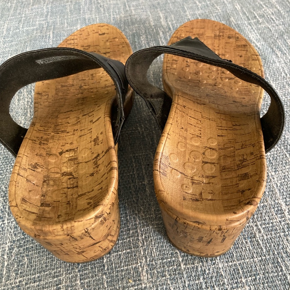 Vionic Cameron Platform Sandals, Size 9, Black - image 5